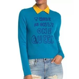 Alice Olivia Dia Queen Cashmere Sweater 